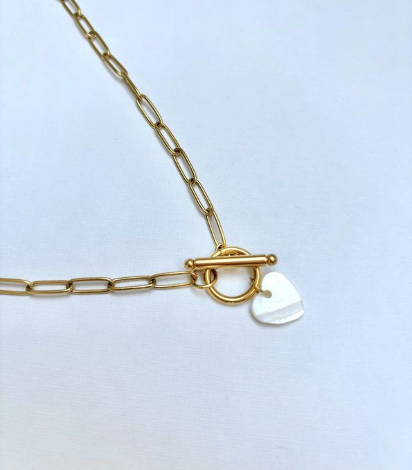 Collier "PEARLY HEART"